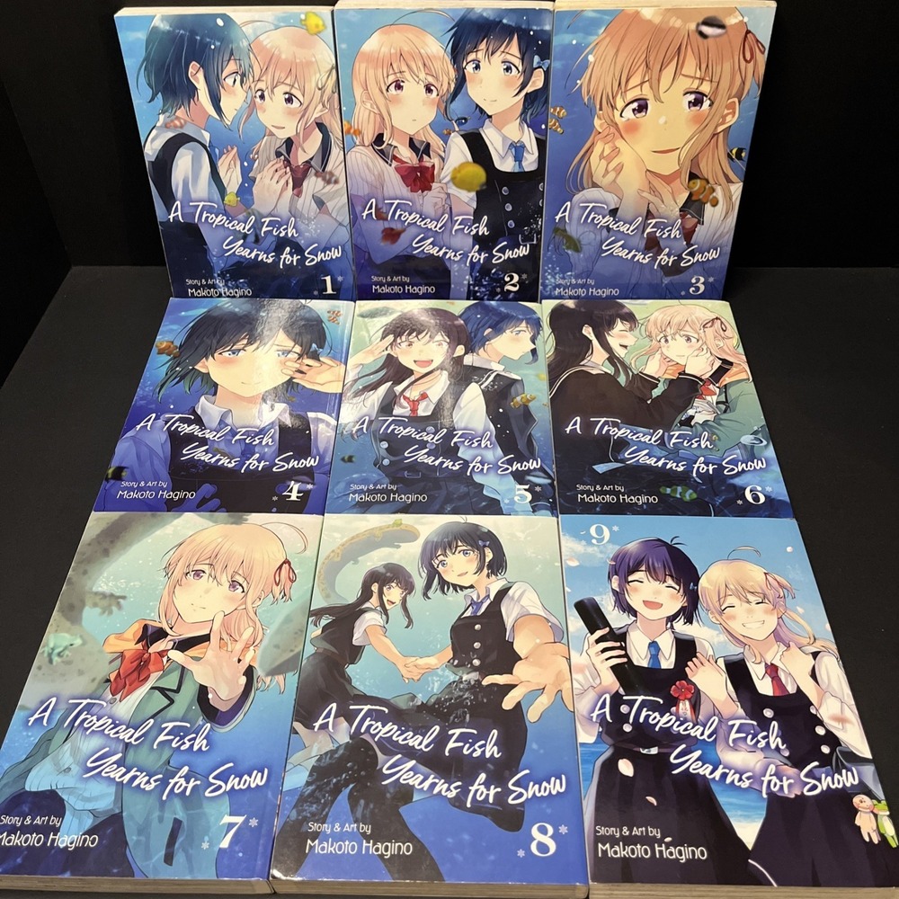 A Tropical Fish Yearns for Snow Manga Vol. 1–9 English Set Complete Series